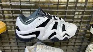 Adidas Crazy 8 Low (Cloud White/Core Black/Collegiate Purple) - Style Code: IG2032