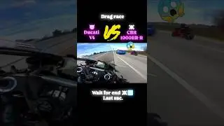 #ducati V4 VS #honda CBRUltimate #dragrace Superspor ##ytshorts #shortsfeed #shortsviral ! 🔥