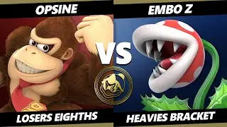 Daddy's Den Top 8 - Opsine (Donkey Kong) Vs. Embo_z (Piranha Plant) Smash Ultimate - SSBU