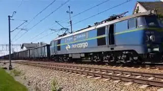 PKP Cargo ET22 - 1016 - przejazd przez Szczedrzykowice