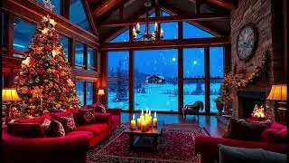 Play This All Night 🎄 Smooth Christmas Jazz by the Fireplace