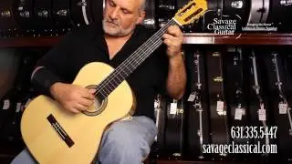 Savage Classical Guitar Ashley Sanders #57 Spruce & Burl Ash