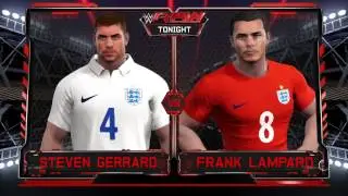 WWE 2K17 - Steven Gerrard Vs Frank Lampard