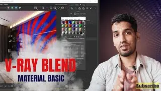 #vray  Blend Material Basic | #3dsmax | Hindi Tutorial