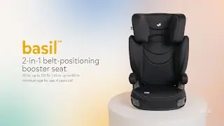 basil™ booster seat installation guide