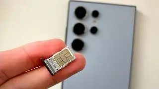 How To Insert/Remove SIM Card in Samsung Galaxy S24 Ultra (Locate SIM Card Slot)