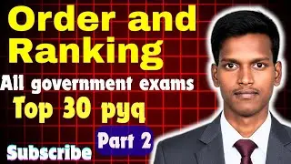 Ssc and Railway 2026 | Order And Ranking Part 2 By Mr Reasoning |All Govn Exams Reasoning Classes