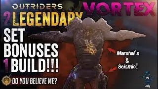 Outriders - 2 Legendary Set Bonuses In 1 Build! Marshal's & Seismic Awesome CC For CT15 Expeditions!