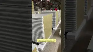 Polyurethane rock wool board hasexcellent sound insulation effect. #build #drywall #diy #wallboard