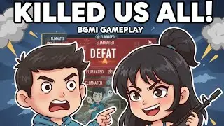MY GIRLFRIEND KILLED US ALL! (BGMI Rage Gameplay ft. Couple Gaming)