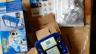Nowa konsola w kolekcji #3 - Unboxing Nintendo 2DS Crystal Blue (Pokemon 20th Anniversary Edition)