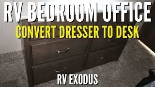RV Fulltime Living | Bedroom Office