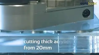 Laser cutting of thick acrylic - cutting results for PMMA from 20 mm thickness - eurolaser