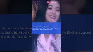 [5/24/2023]A Chinese celebrity who attended a Blackpink concert has been put on a blacklist (ENG)