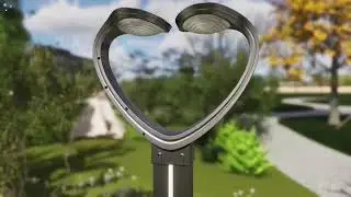 volttalent LED garden light fixture middle east europe asia dual light source american housing lamp