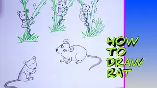 HOW TO DRAW RAT 🐀