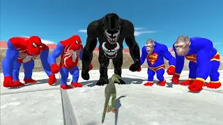 SUPERHEROES GORO THE GIANT SPEED CHAMPIONS RACE DEATH RUN - Animal Revolt Battle Simulator