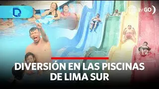 Diversi&oacute;n en las piscinas de Lima Sur | Domingo al D&iacute;a | Per&uacute;
