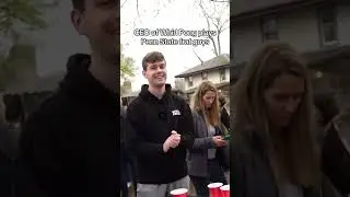Creator of spinning beer pong game plays Penn State frat guys #pennstate #psu #frat #college