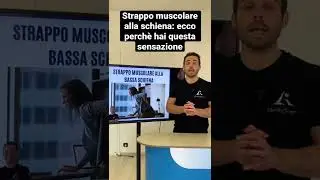 Strappo muscolare alla schiena