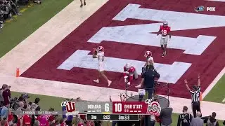 Elijah Sarratt Makes the TOUGH TD GRAB for the LEAD vs. Ohio State | Indiana Football