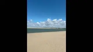 Banco de areia da Praia do Saco perto de Aracaju Sergipe #ilhadasogra