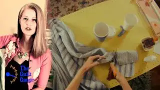 Guilty Crafter Ep 9- Upcycled Dress Shirt Into A Coffee Cozy Gift For Dad