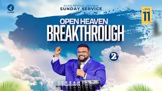 🔴LIVE -  OPEN HEAVENS BREAKTHROUGH | SUNDAY SERVICE | 3rd Service | 11 JANUARY 2026 #ruahtv