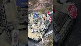 War Thunder| What would the M1A2 SEP ABRAMS TUSK II tank look like with a lot of charms#moderntanks