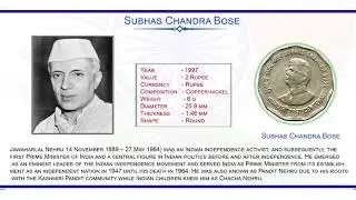 2 Rupees Commemorative Coins of INDIA | 1950 To 2010 Series