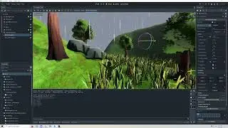 Heavy rain in Godot!