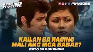 Maganda ka Sana... Kaso Sinungaling ka! | Bato sa Buhangin | HD | FPJ, Vilma Santos
