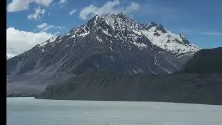 Beautiful Scene of Tasman lake New Zealand #newzealand #tasmanlake #mountcook 