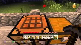 Minecraft PS4/Xbox One TU19 tutorial where to find Gold, Dimond, Iron and Lapis Lazuli in survival