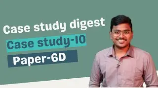 Economic laws Case study digest (case study-1) CA-Final economic laws-paper 6d