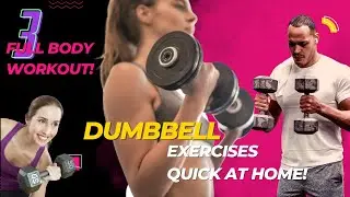 #Dumbbell exercises you can do at home