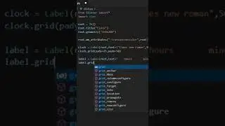 Make Clock with Transparent BgColor in Python using tkinter 
