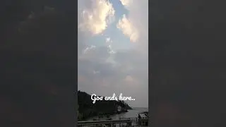 Goa ends here, Karwar opens our get-away to Karnataka 🏖️🌿 #border #ending #southgoa #cross #state