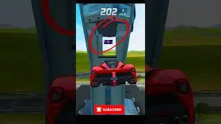 🏎️ Rocket Car Mega Jump Challenge | Extreme Car Driving Simulator Gameplay #shorts