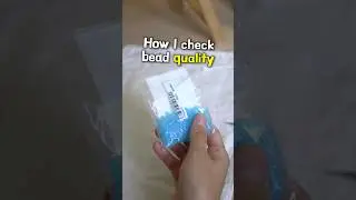 ❣️Always testing the beads before using them! #beadart #beadwork #beadingtips #howto #qualitycheck