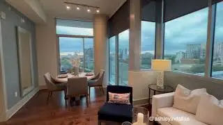 DALLAS TX LUXURY APARTMENT TOUR in Uptown Dallas near Katy Trail