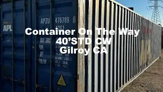 Container On The Way 40'std CW Gilroy CA #cargocontainer #shippingcontainer #transparency