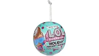 Оригинальный Шар ЛОЛ серии Новогодний Лук L.O.L. Surprise! Holiday Present Surprise