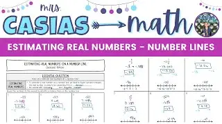Estimating Real Numbers on a Number Line | 8th Grade Math Pre-Algebra