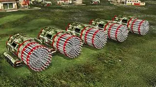 CRAZY MOD vs 7 GLA - Command & Conquer Generals Zero Hour