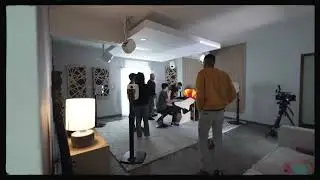 Genelec Dolby Atmos Time Lapse Setup With Our Double 4&rsquo; x 8&rsquo; Clouds With Recessed Govee LED&rsquo;s!