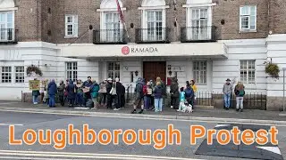 Протест в Лафборо | Небольшая группа левых, их взаимодействие и мнения общественности