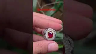 Natural HQ Red Ruby Mozambique 2.48 crt GRI LAB #gemstone #ruby