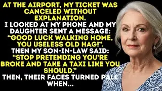 At The Airport My Ticket Was Cancelled. My Daughter Messaged “Just Walk Home, Grandma.”