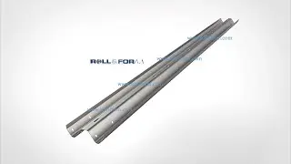 ROAD SAFETY BARRIER GUARD RAIL PRODUCTION LINE ANIMATION